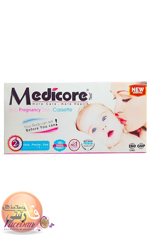 تست بارداري مديکور Medicore مدل Cassette بسته 5عددي تست بارداري مديکور Medicore مدل Cassette