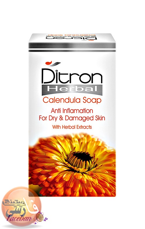 صابون کالاندولا مناسب پوست هاي خشک و حساس ديترون Ditron وزن 110 گرم