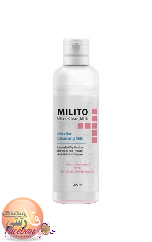 محلول-شيرپاک-کن-ميسلار-ميليتو-MILITO-حجم-200-ميل-محلول شيرپاک کن ميسلار ميليتو MILITO