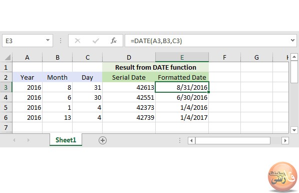 تبدیل-متن-به-ستون-در-اکسل-convert-text-to-column-جداسازی-تاریخ-در-اکسل-تفکیک-داده-ها-به-ستون-جداسازی-روز-و-ماه-و-سال-در-یک-سلول