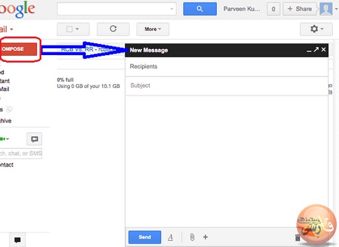 آموزش ارسال و دریافت ایمیل با Gmail جی میل