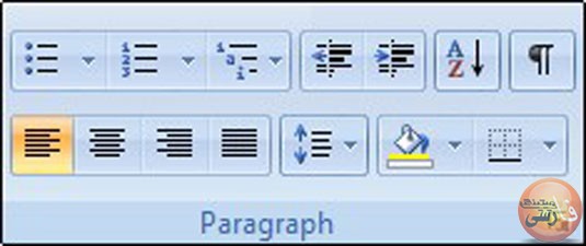 گزینه-های-Align-Text-Leftو-CenterوAlign-Text-Right-تب-paragraph-و-با-گزینه-Justify-DeCrease-Indent-وInCrease-Indent-متن-تفاوت-Text-Highlight-Color-با-این-گزینه-در-این-است-که-Shading