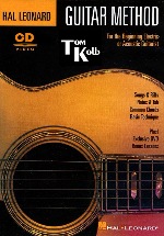 آموزش گیتار 1-آموزش گیتار-tom kolb-learn to play your guitar-اموزش نواختن گیتار-hal leonard-نت-تبلچیر-دیاگرام آکورد