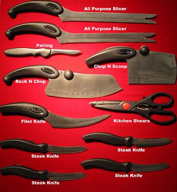 چاقوی آشپزخانه-chagho-ست چاقوی میراکل بلید 3-mirakel-چاقوی میراکل بلید-myrakel belaide-چاقوی میراکل