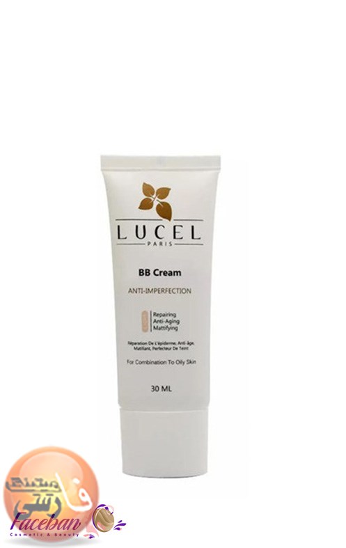 کرم-پودر-ضدجوش-(BB-Cream)-لوسل-LUCEL-حجم-30-ميل-رنگ-مديوم-کرم پودر ضد جوش لوسل lucel