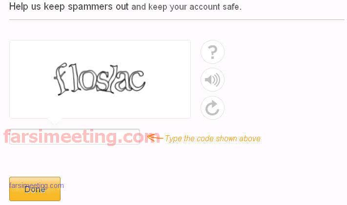 captcha yahoo mail-ساخت ایمیل yahoo